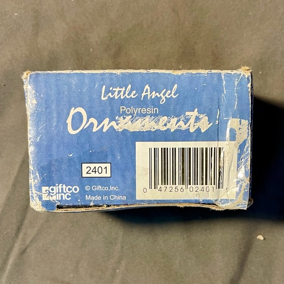 Vintage Angelic Band of Black Angels Miniature 6 Piece Polyresin Ornament set - Picture 7 of 7